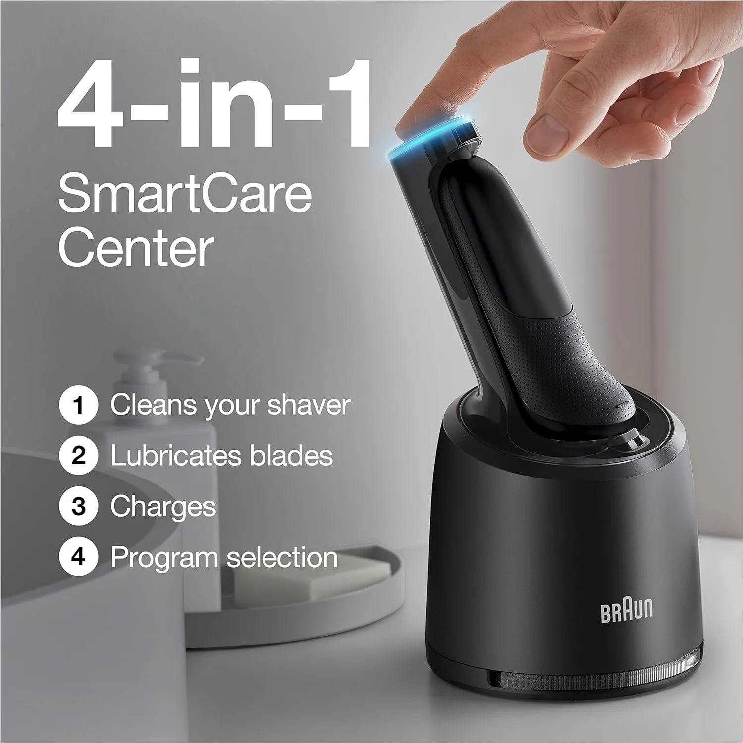 Braun Series 7 7085cc Flex Rechargeable Wet & Dry Men's Electric Shaver with Clean & Charge Station, Stubble & Beard Trimmer