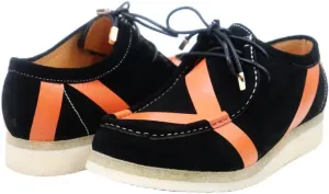 British Walker, Designer Mens Shoe Walkers Stripe Vintage Lace Up, Handmade Shoes for Men with Superior Comfort & Good Looks