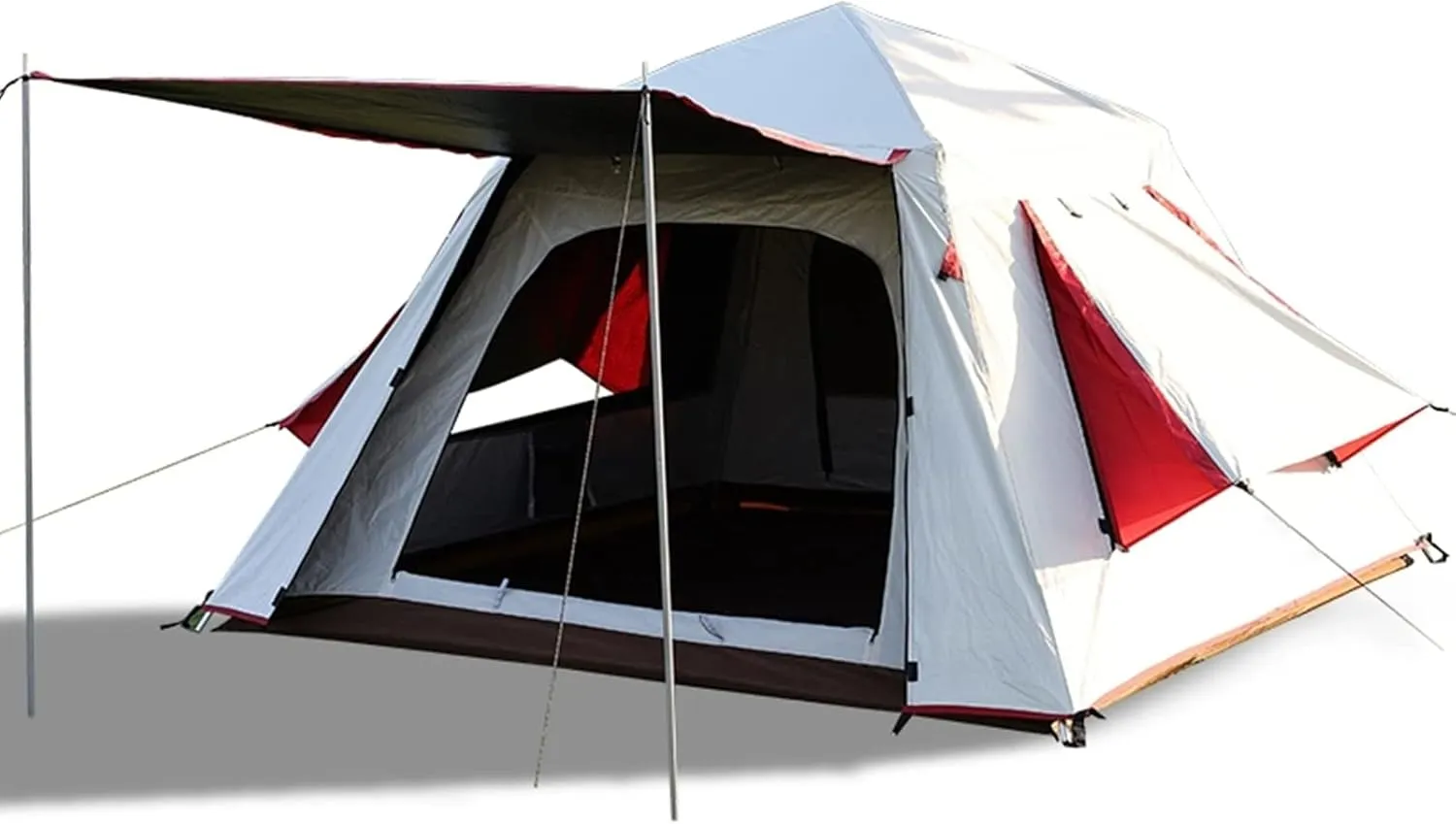 Camping Tent | 6 Person Cabin Tent with Instant Setup, Pop Up Tent, Outdoor Camping Canvas Tent Family Camping Use, Easy to Assemble,Tents