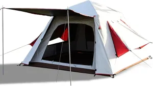 Camping Tent | 6 Person Cabin Tent with Instant Setup, Pop Up Tent, Outdoor Camping Canvas Tent Family Camping Use, Easy to Assemble,Tents