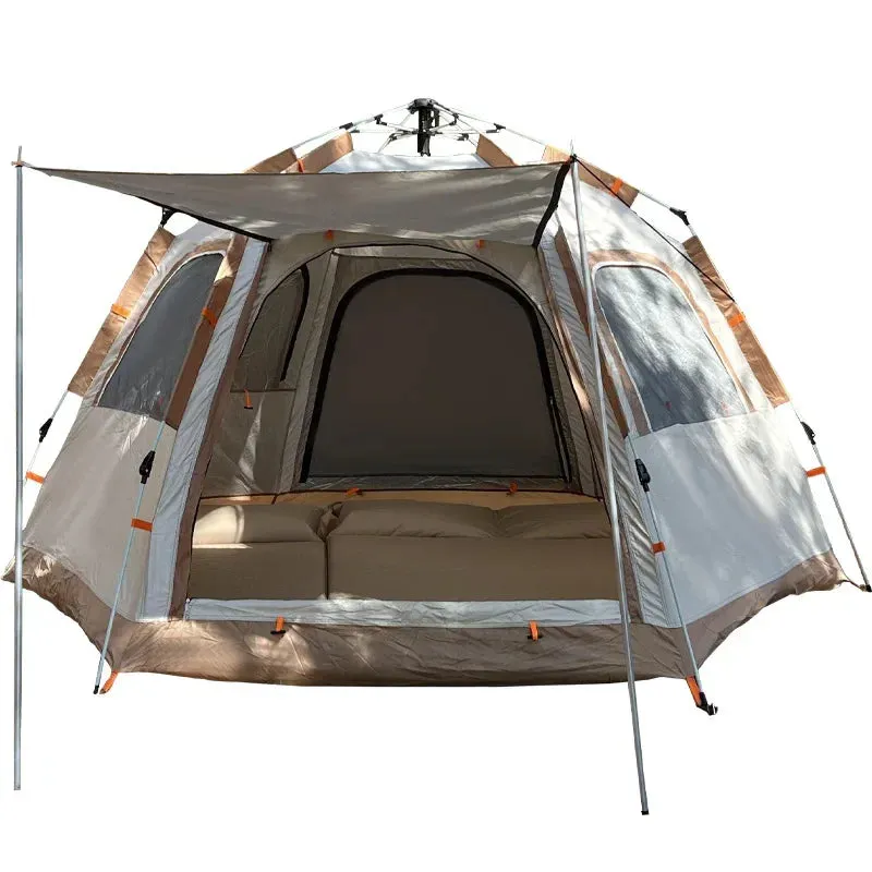 Camping Tent Waterproof Hexagonal Fully Automatic Tent