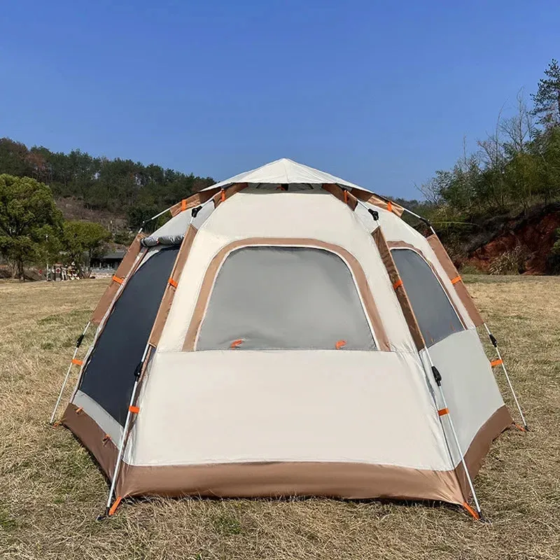 Camping Tent Waterproof Hexagonal Fully Automatic Tent