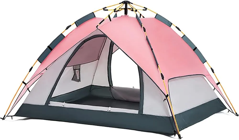Camping Tent,Automatic Tent,Pop Up Instant Tents, Family Camping Tent, 3-4 Person Automatic Tents for Camping, Outdoor, Backyard