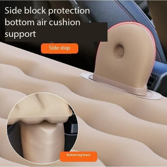 Car Air Mattress Back Seat for Ford F-150 F-250 F-350,Double Side Flocking Car Bed Portable Air Mattress Car Sleeping Mattress Car Accessories Cars Camping Bed,Black