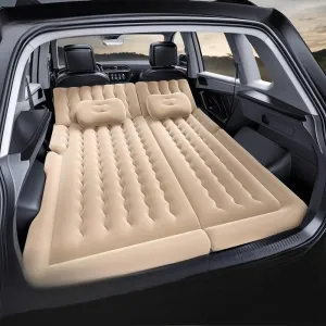 Car Air Mattress for Alfa Romeo Tonale 2022 2023 2024,Portable Self Inflating Cushion,Multifunctional Bed Inflatable Mat,Travel Home Sleeping Pad Cot Ideal for Road Trips Camping,Beige