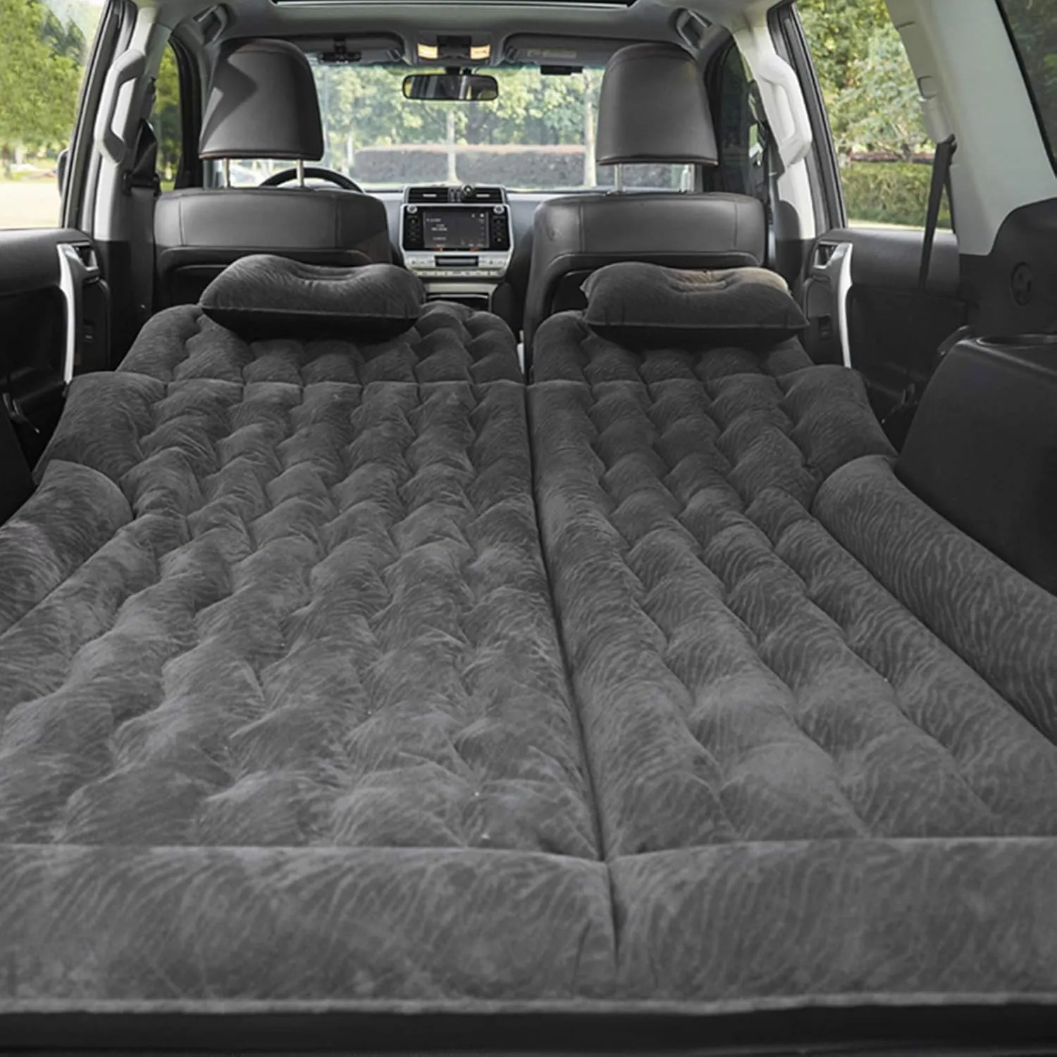 Car Air Mattress for Chrysler Pacifica Minivan 2016-2024, Portable Foldable Inflatable Bed with Pillow, Black