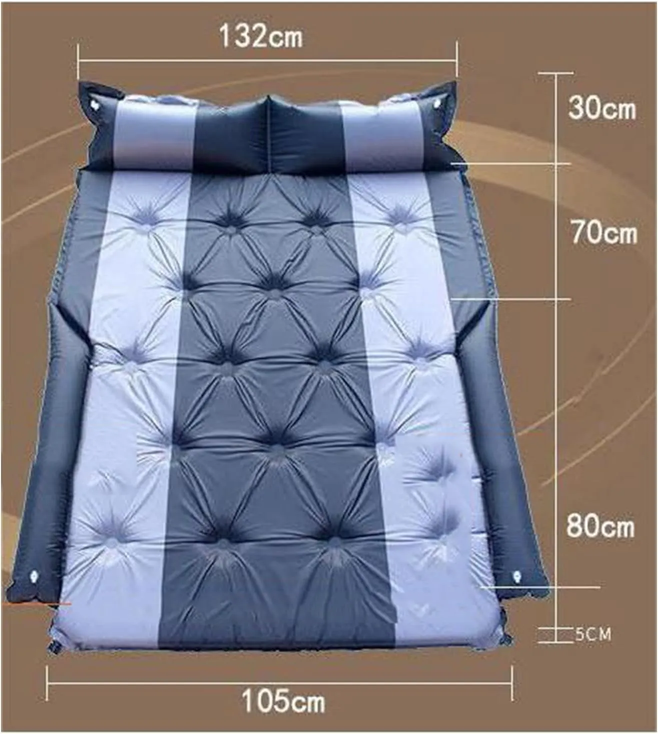 Car Air Mattress for Jeep Wrangler 2-Doors 80th Anniversary/Sport/Sahara/Rubicon, Inflatable Mattress Air Mattress Car Bed Sleeping Mattress Travel,B, normal