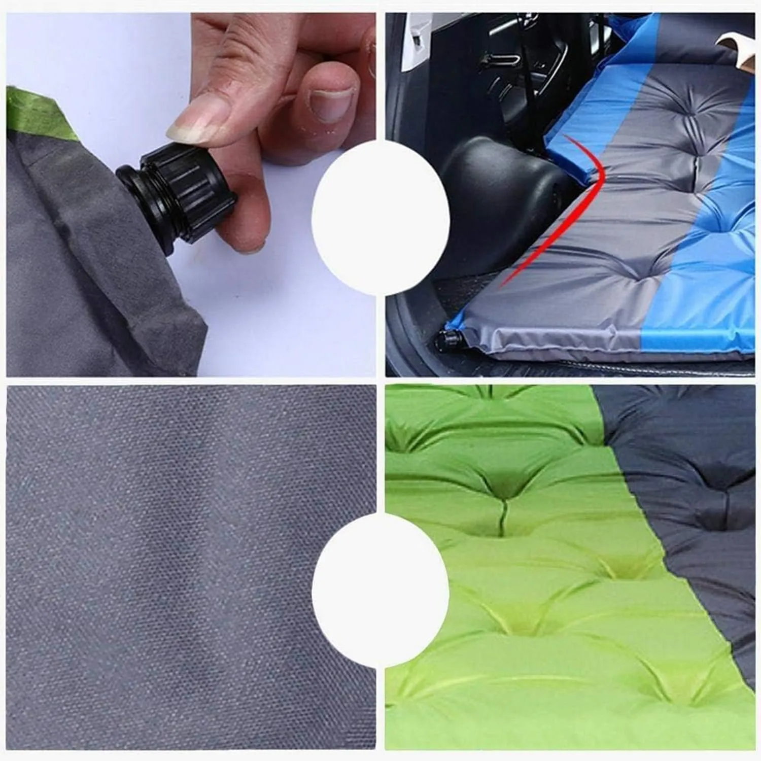 Car Air Mattress for Jeep Wrangler 2-Doors 80th Anniversary/Sport/Sahara/Rubicon, Inflatable Mattress Air Mattress Car Bed Sleeping Mattress Travel,B, normal