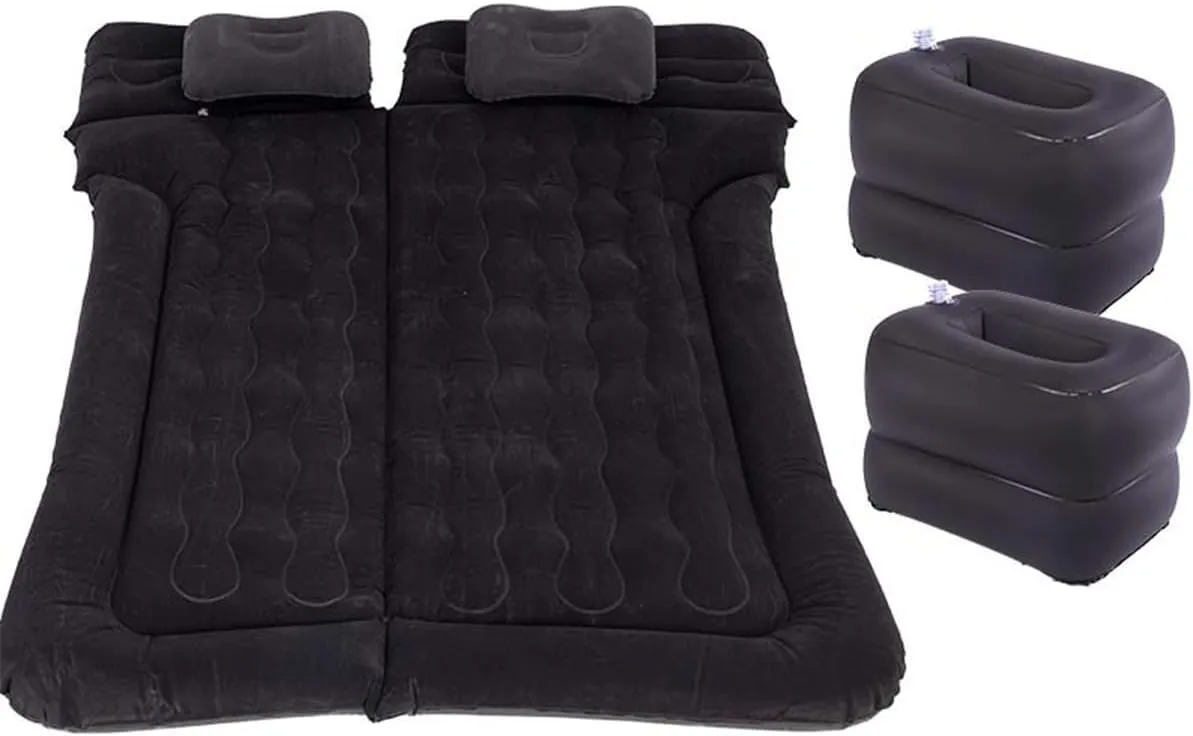 Car Air Mattress for Mercedes GL 2008 2009 2010 2011 2012 Back Seat Inflatable Bed Camping Trunk Airbed Sleeping Bed Traveling Foldable Boot Mattress Outdoor,Black01-B