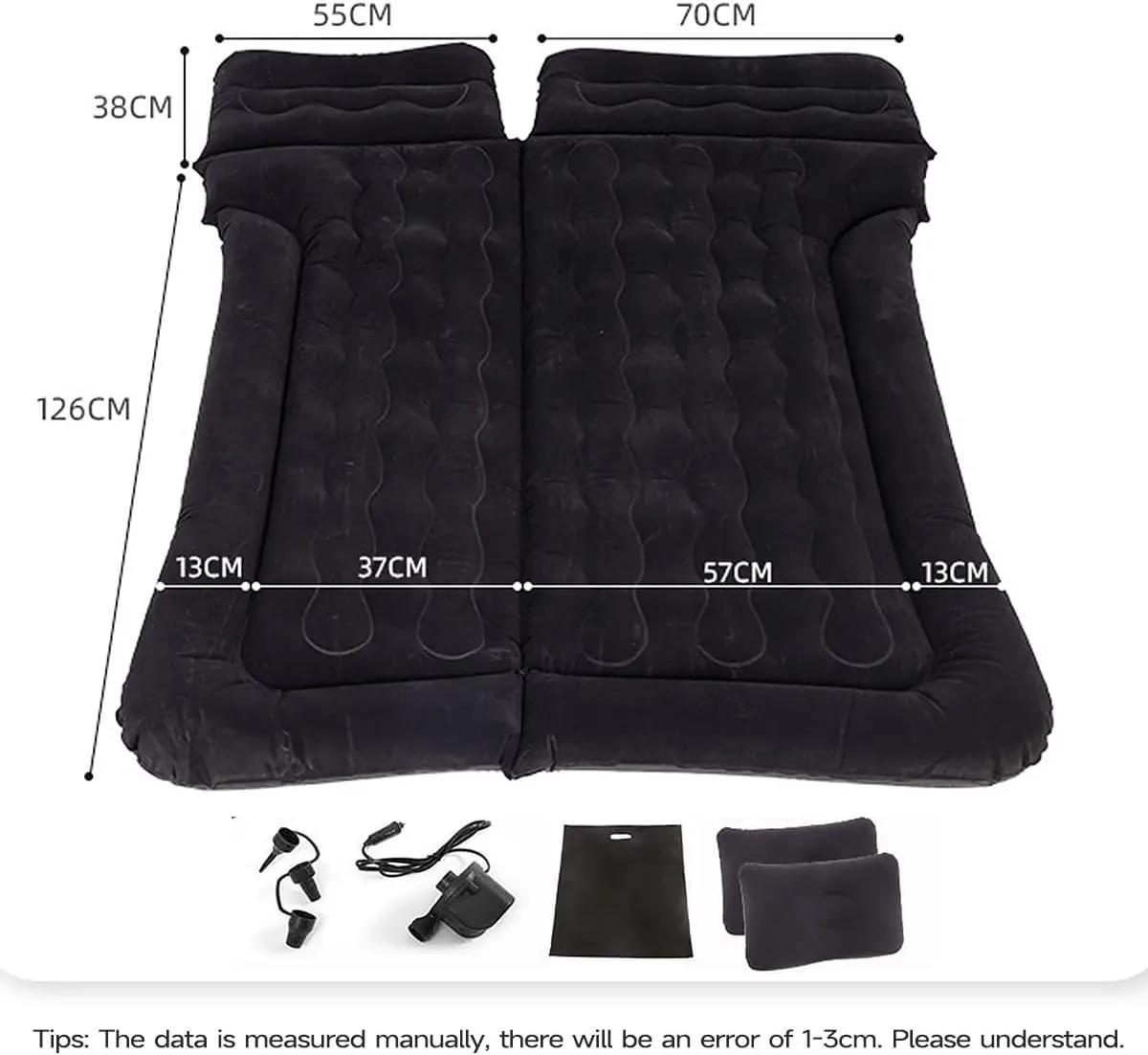 Car Air Mattress for Mercedes GL 2008 2009 2010 2011 2012 Back Seat Inflatable Bed Camping Trunk Airbed Sleeping Bed Traveling Foldable Boot Mattress Outdoor,Black01-B