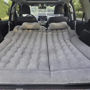 Car Air Mattress for Nissan Rogue Sport 2017-2020 2021 2022 2023 2024, Car Mattress Inflatable Bed Portable Foldable with Pillow Camping Travel Car Accessories,Grey