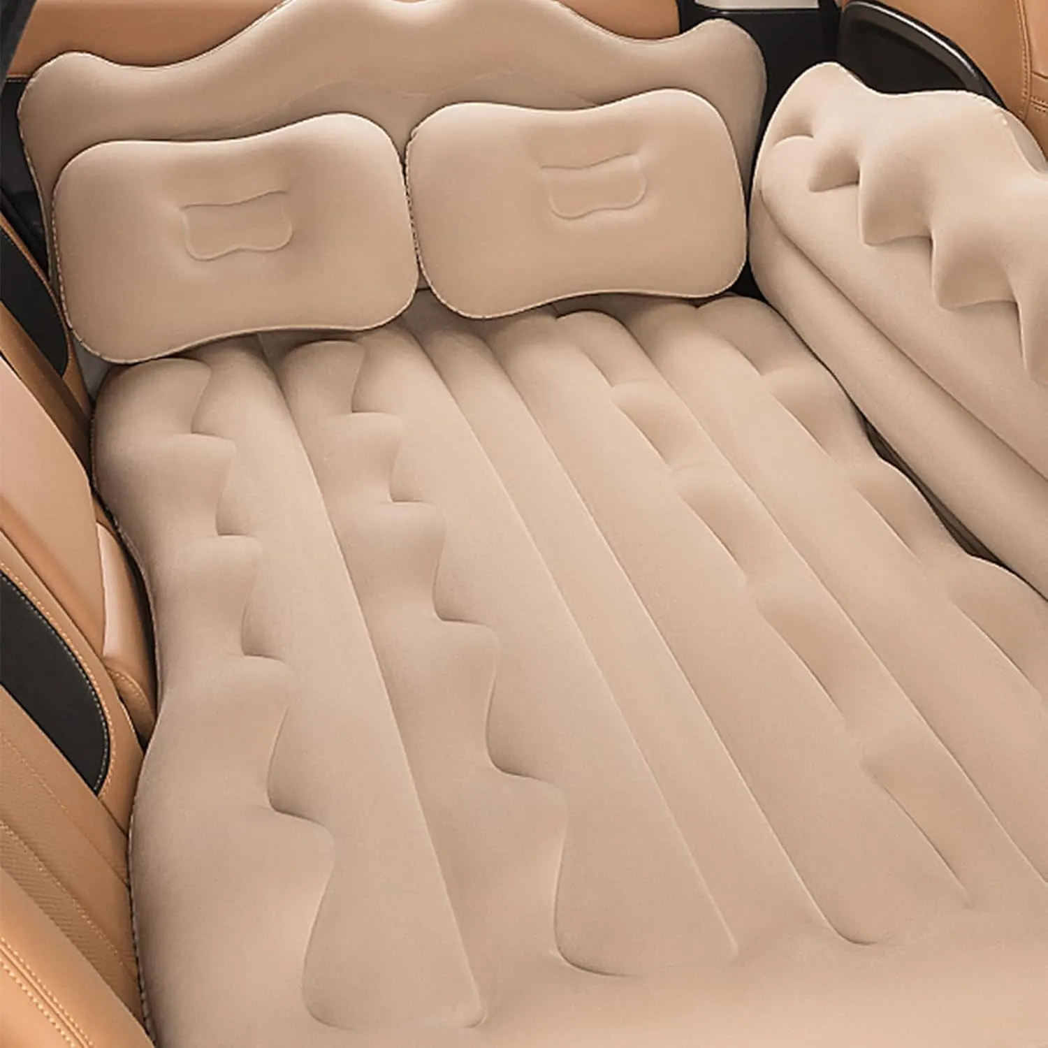 Car Air Mattress for OPEL Mokka X 2016 2017 2018 2019 2020 2021 Thickened Durable Car Camping Air Mattress Bed with Air Pump Inflatable Sleeping Mat,B