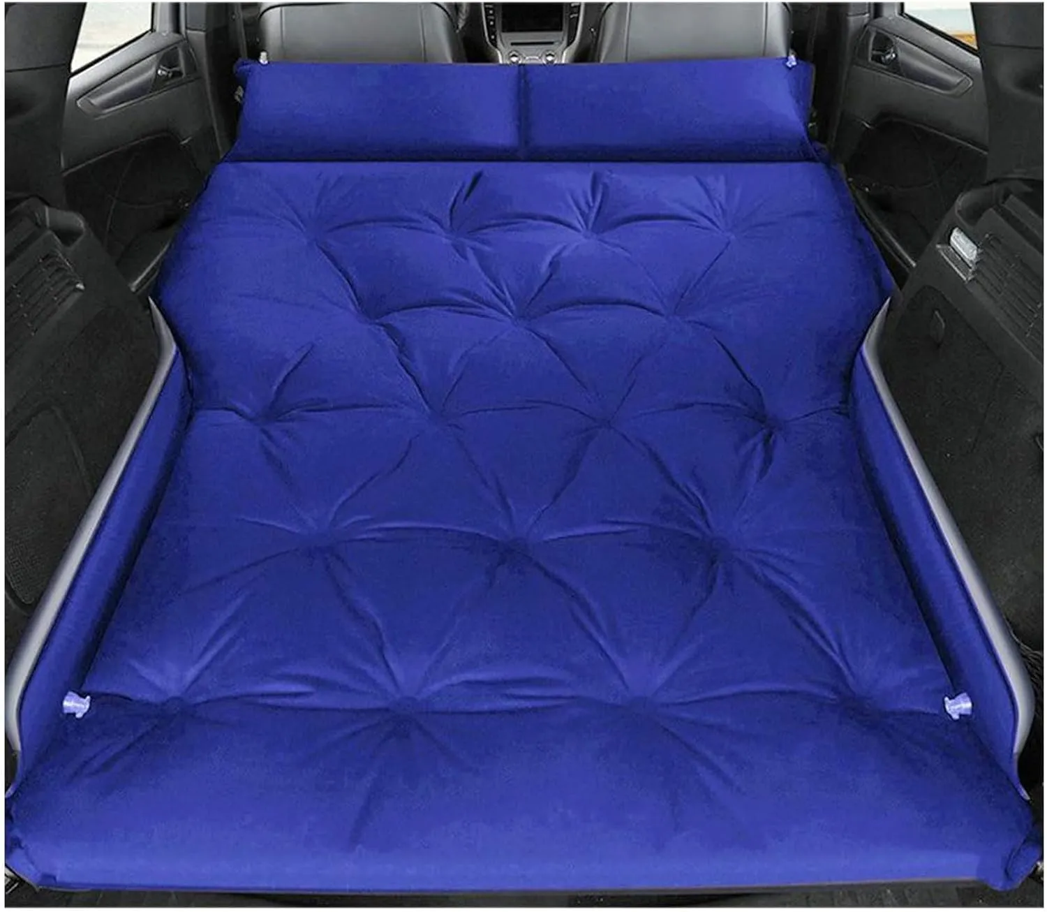 Car Air Mattress for Toyota Land Cruiser 8-Seats 2010-2015,Portable Self Inflating Cushion,Multifunctional Bed Inflatable Mat,Travel Home Sleeping Pad Cot Ideal for Road Trips Camping,Blue