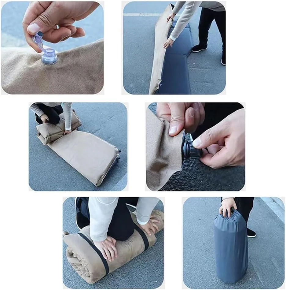 Car Air Mattresses for MG MG4 EV 2022 2023, Portable Bed Cushion Bedding Camping Hiking Inflatable Pillow Multifunctional Accessories Outdoor,F