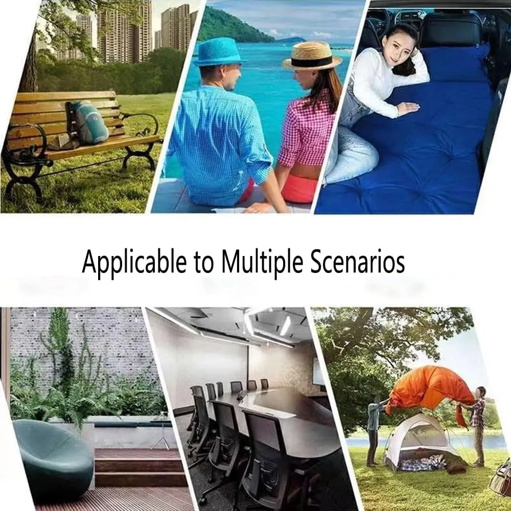Car Air Mattresses for Nissan Juke/Qashqai/Murrano/Pathfinder, Portable Bed Cushion Bedding Camping Hiking Inflatable Pillow Multifunctional Accessories Outdoor,E