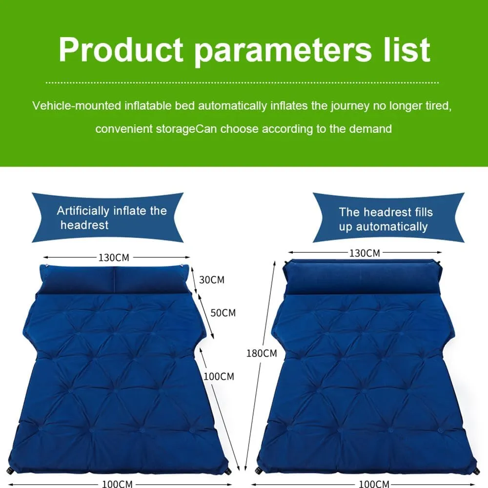 Car Air Mattresses for Nissan Navara D22 Navara D40 Navara D40 S Navara Np300, Portable Bed Cushion Bedding Camping Hiking Inflatable Pillow Multifunctional Accessories Outdoor,A