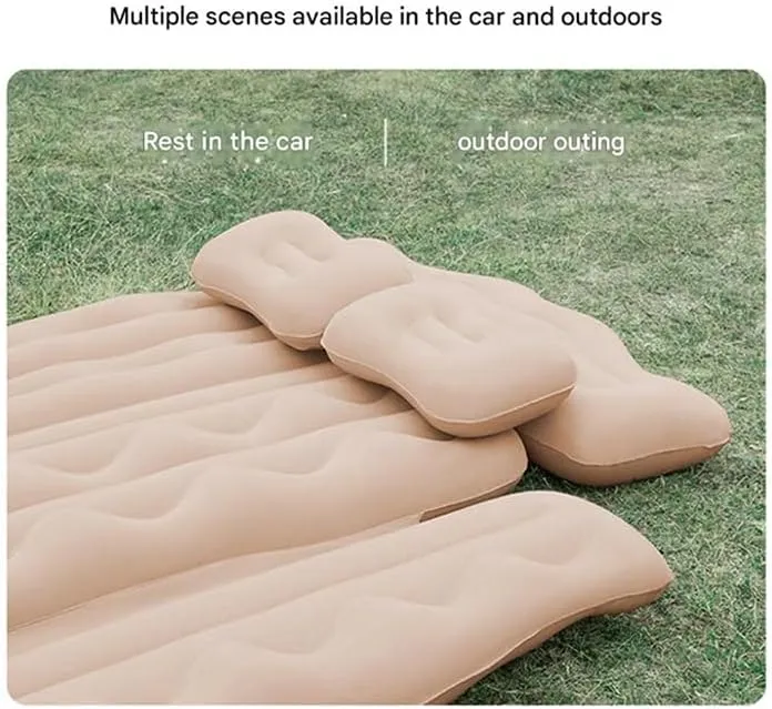 Car Air Mattresses for Toyota Tacoma 2024,Thickened Car Camping Bed Sleeping Pad with Upgrade Side File Portable Car Mattress for Travle and Camping,N