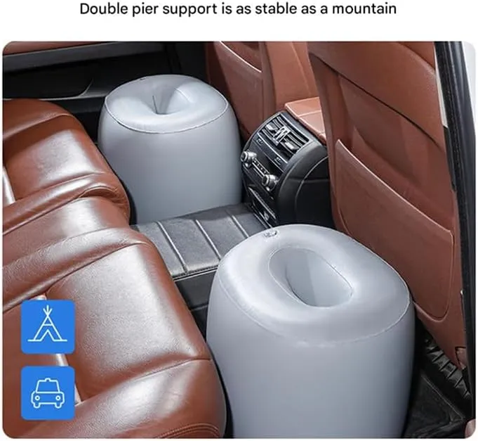 Car Air Mattresses for Toyota Tacoma 2024,Thickened Car Camping Bed Sleeping Pad with Upgrade Side File Portable Car Mattress for Travle and Camping,N