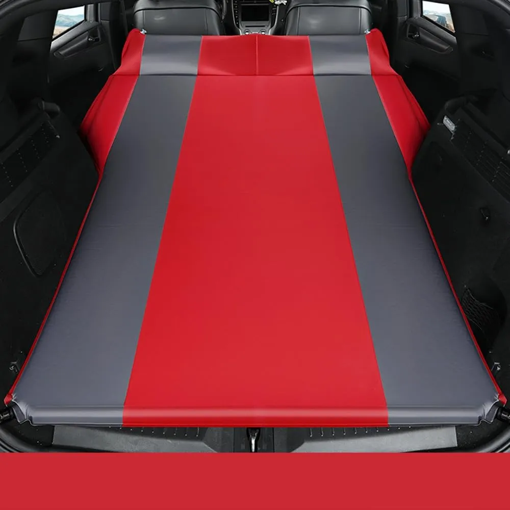 Car Automatic Inflatable Bed for BYD Tang 2018 2019 2020 2021, Portable Movable Thickened Trunk Sleeping Bed Outdoor Camping Hiking Air Mattress,Red