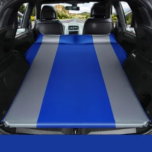 Car Automatic Inflatable Bed for Cadillac IQ 2024, Portable Movable Thickened Trunk Sleeping Bed Outdoor Camping Hiking Air Mattress,Blue