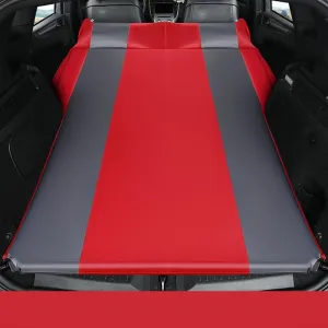 Car Automatic Inflatable Bed for Cadillac XTS 2013 2014 2015 2016 2017 2018, Portable Movable Thickened Trunk Sleeping Bed Outdoor Camping Hiking Air Mattress,Red