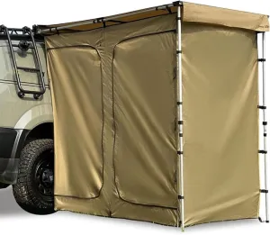 Car Camping Shower Tent,Shower Awning for Roof Rack with Roof,Car Side Shower Room with Led Light Strip & Storage Bag,Portable Privacy Shelter Bathroom Outdoor Camping Changing Room