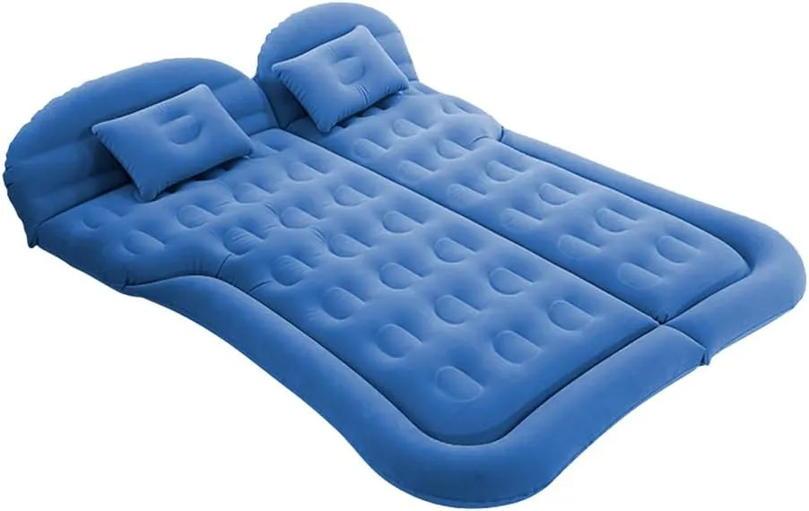 Car Inflatable Air Mattress for Honda BR-V II 2021 2022 2023 2024 Portable Boot Air Mattress Cushion Outdoor Travel Camping Sleeping Gear Accessories,Blue