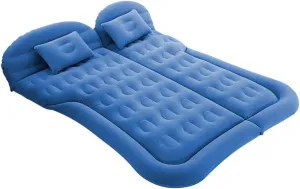 Car Inflatable Air Mattress for Honda BR-V II 2021 2022 2023 2024 Portable Boot Air Mattress Cushion Outdoor Travel Camping Sleeping Gear Accessories,Blue