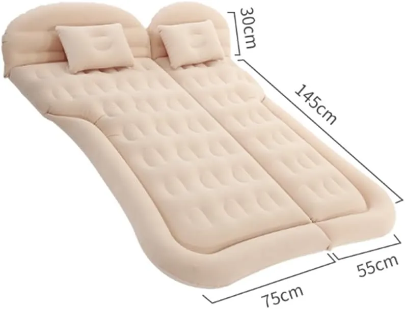 Car Inflatable Air Mattress for Mazda CX-70 2024 Portable Boot Air Mattress Cushion Outdoor Travel Camping Sleeping Gear Accessories,Brown