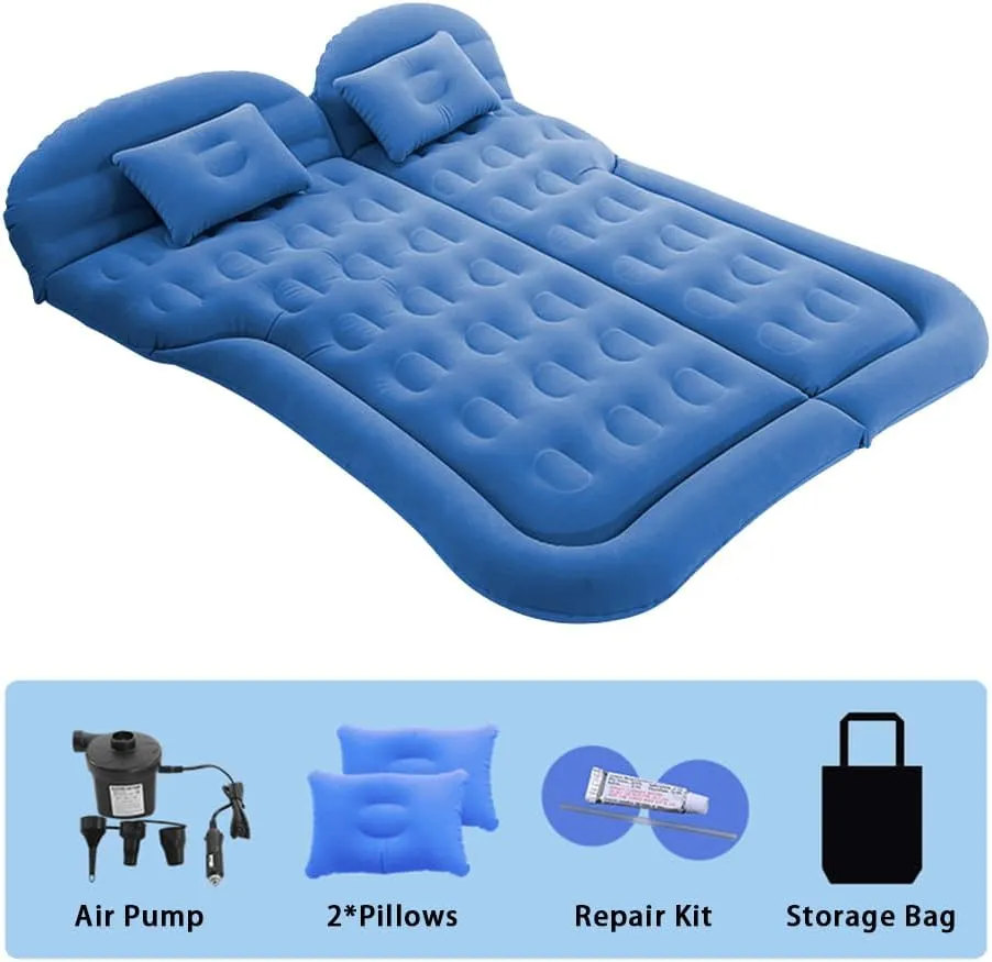 Car Inflatable Air Mattress for Mazda CX-70 2024 Portable Boot Air Mattress Cushion Outdoor Travel Camping Sleeping Gear Accessories,Brown