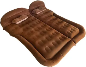 Car Inflatable Air Mattress for Mazda CX-70 2024 Portable Boot Air Mattress Cushion Outdoor Travel Camping Sleeping Gear Accessories,Brown