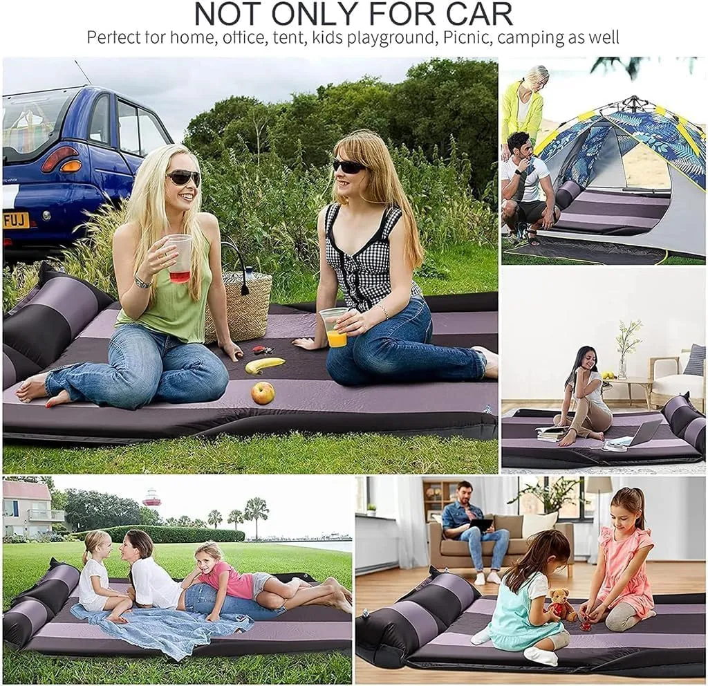 Car Inflatable Mattres for Honda CRV 2001 2002 2003 2004 2005 2006 Thickened Inflatable Back Seat Bed Outdoor Camping Sleeping Pad Portable Travel Mattress,Blue