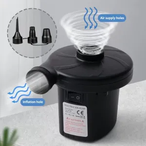 Car Inflatable Mattress Air Pump with Inflatable Pier, Camping Inflatable Bed Air Pump