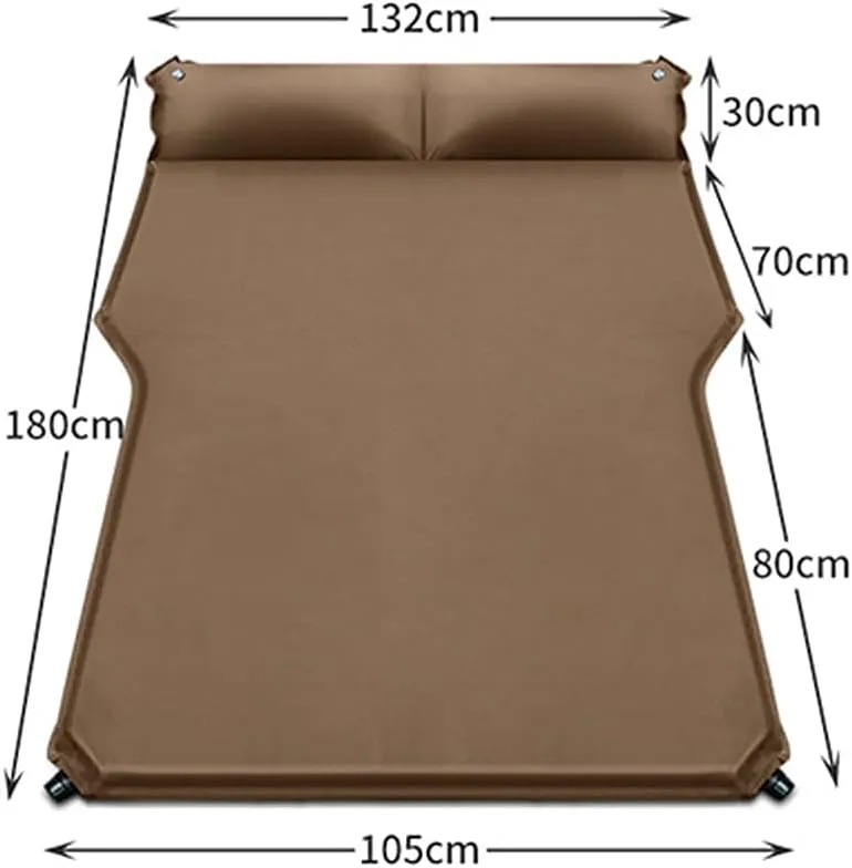 Car Inflatable Mattress for BMW X5/X5M G05 F15 E70 E53/X5M F95 SUV Back Seat Air Mattress Thickened Air Bed Cushion Rear Trunk Sleeping Mattress Camping Travel,Black01