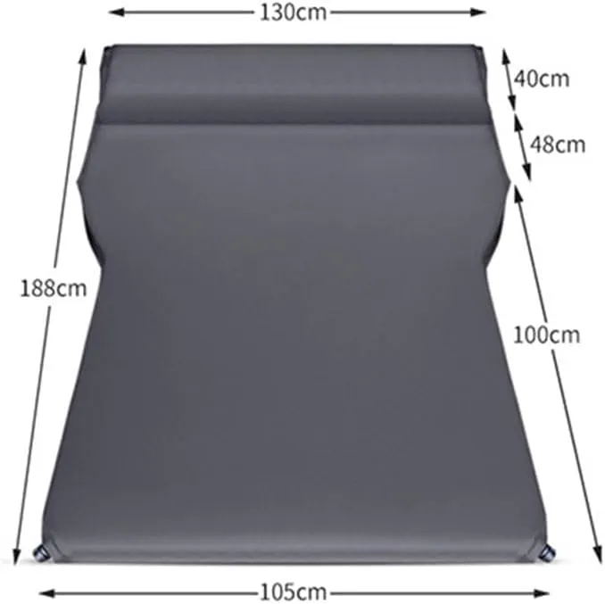 Car Inflatable Mattress for Jeep Compass 2007-2017 Sleeping Movable Back Seat Bed Portable Soft Mattress Sleeping Bed with Storage Bag,Black
