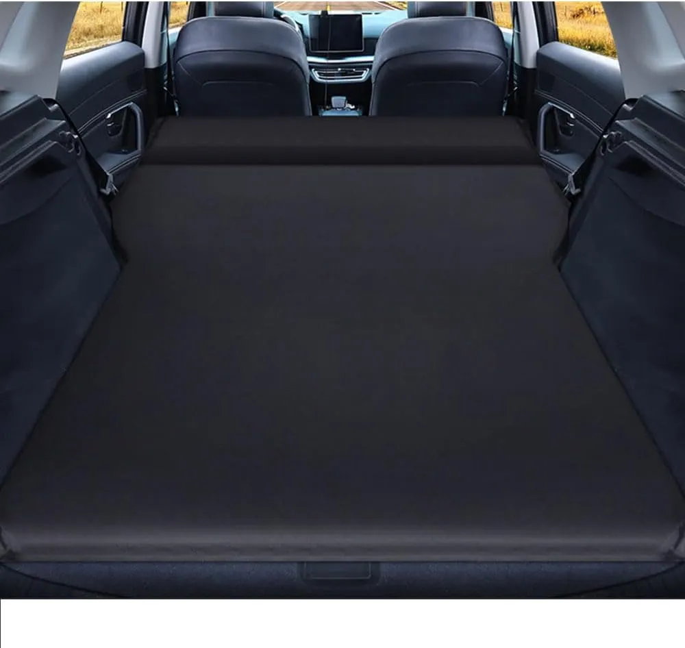 Car Inflatable Mattress for Jeep Compass 2007-2017 Sleeping Movable Back Seat Bed Portable Soft Mattress Sleeping Bed with Storage Bag,Black
