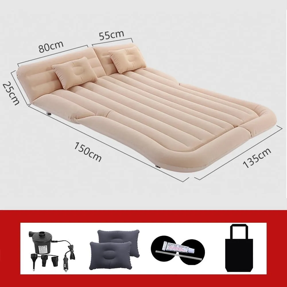 Car Inflatable Mattress for Nissan Rogue 2014 2015 2016 2017 2018 2019 2020 Rear Trunk Air Cushion Camping Travel Folding Self Inflating Sleeping Pad Back Seat Air Mattresses,Black
