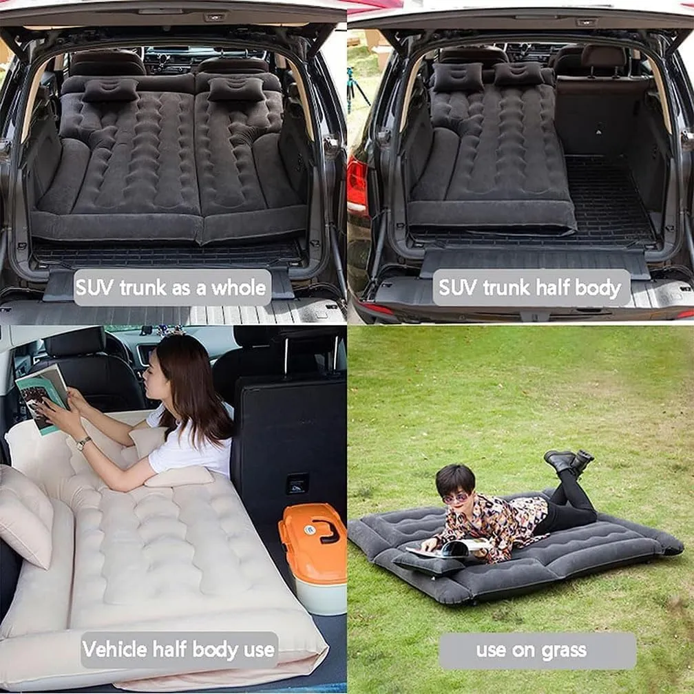 Car Inflatable Mattress, for Range Rover Sport 5Seats 2010-2013 Rest Sleeping Portable Outdoor Travel Camping Air Beds, Auto Accessories,A-Black 01