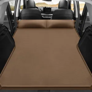 Car Inflatable Mattress for Subaru Crosstrek 1.Gen/2.Gen 2013-2024 Back Seat Air Mattress Thickened Air Bed Cushion Rear Trunk Sleeping Mattress Camping Travel, Brown