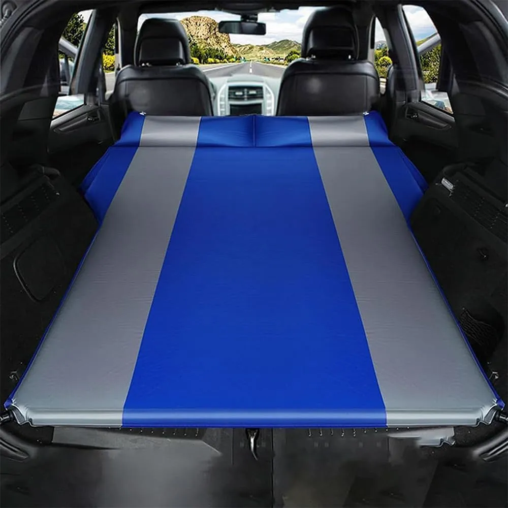 Car Inflatable Mattress for Suzuki Swift 2013-2017 2018 2019 2020 2021 2022 2023 2024 Self Inflating Sleeping Pad Thickened Air Bed Cushion Camping Travel Mattress Multifunctional,Blue