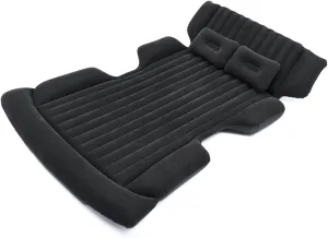 Car Inflation Bed Air Bed for Mercedes Benz GLE SUV/Coupe 350d 400 400d 450 500 58 Double-Sided Inflatable Car Air Mattress Portable Air Sleeping Bed with Pillow,Black