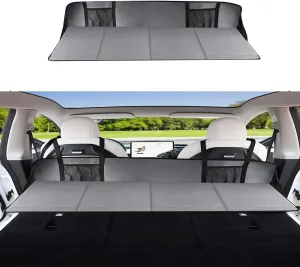 Car Rear Seat Mattress Extension Plate, Increase Trunk and Car Bed Camping Space, Folding, Non-Inflatable Car Travel Mattress for Tesla Model Y/3, RAV4, CRV, Outback, Cherokee, Tiguan, 50 * 16.5 Inch