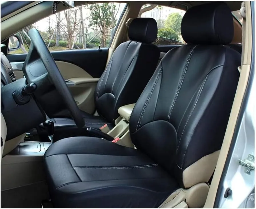 Car Seat Cover Sets for Ford Fusion 2013 2013 2014 2015 2016 2017 2018 2019 2020,Front Rear Covers Protector Waterproof Breathable Comfortable Full Surround Kit Airbag Compatible Accessories