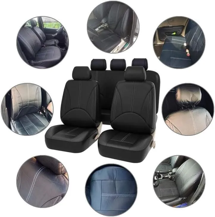 Car Seat Cover Sets for Ford Fusion 2013 2013 2014 2015 2016 2017 2018 2019 2020,Front Rear Covers Protector Waterproof Breathable Comfortable Full Surround Kit Airbag Compatible Accessories
