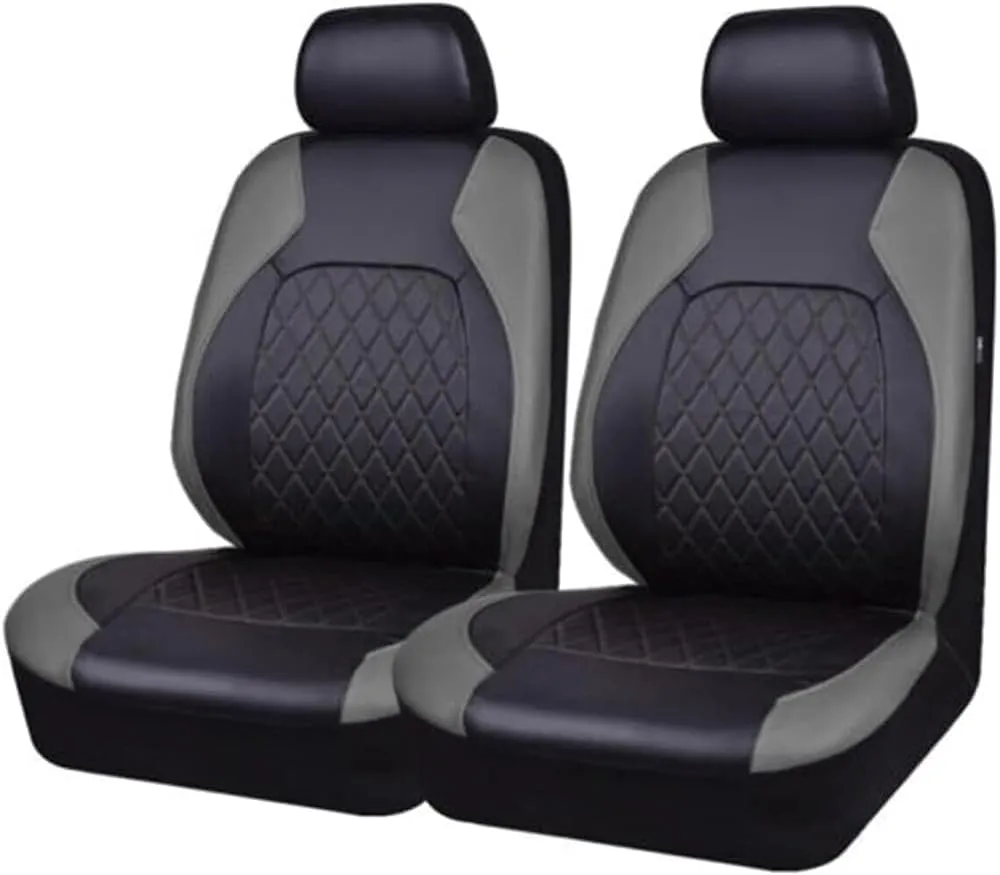 Car Seat Cover Sets for Holden Statesman,Front Rear Covers Protector Waterproof Breathable Comfortable Full Surround Kit Airbag Compatible Accessories,Grey