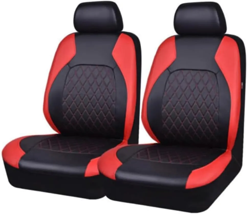 Car Seat Cover Sets for Holden Statesman,Front Rear Covers Protector Waterproof Breathable Comfortable Full Surround Kit Airbag Compatible Accessories,Red