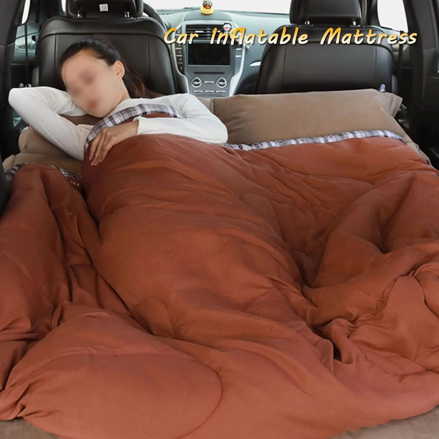 Car Travel Mattress for Honda CRV 2012 2013 2014 2015 2016 2017,Portable Air Pillow Inflator,Rear Trunk Air Mattress,Thickened Bed Cushion for Camping Travel,D