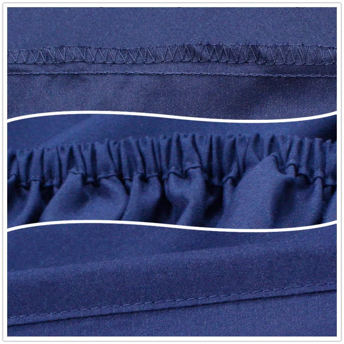 CaSaJa 3-Pack Fitted Crib Sheets Set for Baby Boys, Extra Soft Breathable 9" Deep Mattress Sheet for Standard Toddler Bed 28x52, Cozy Washable Microfiber Nursery Sheets, Navy/Charcoal Gray/Pale Grey