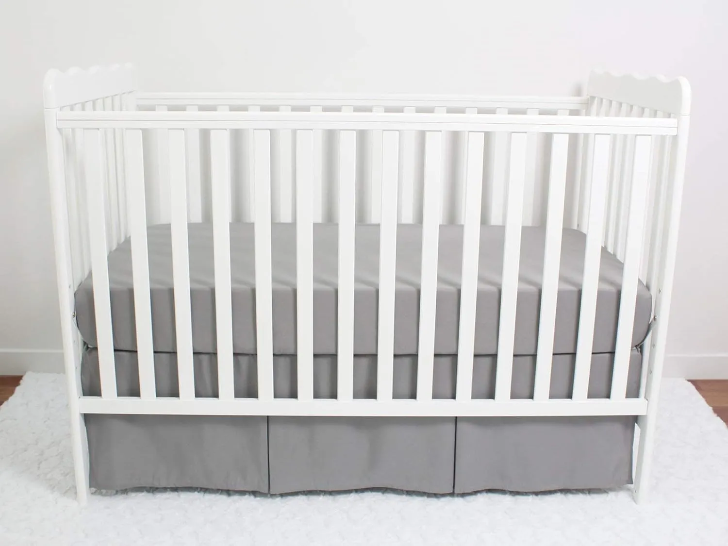 CaSaJa 3-Pack Fitted Crib Sheets Set for Baby Boys, Extra Soft Breathable 9" Deep Mattress Sheet for Standard Toddler Bed 28x52, Cozy Washable Microfiber Nursery Sheets, Navy/Charcoal Gray/Pale Grey