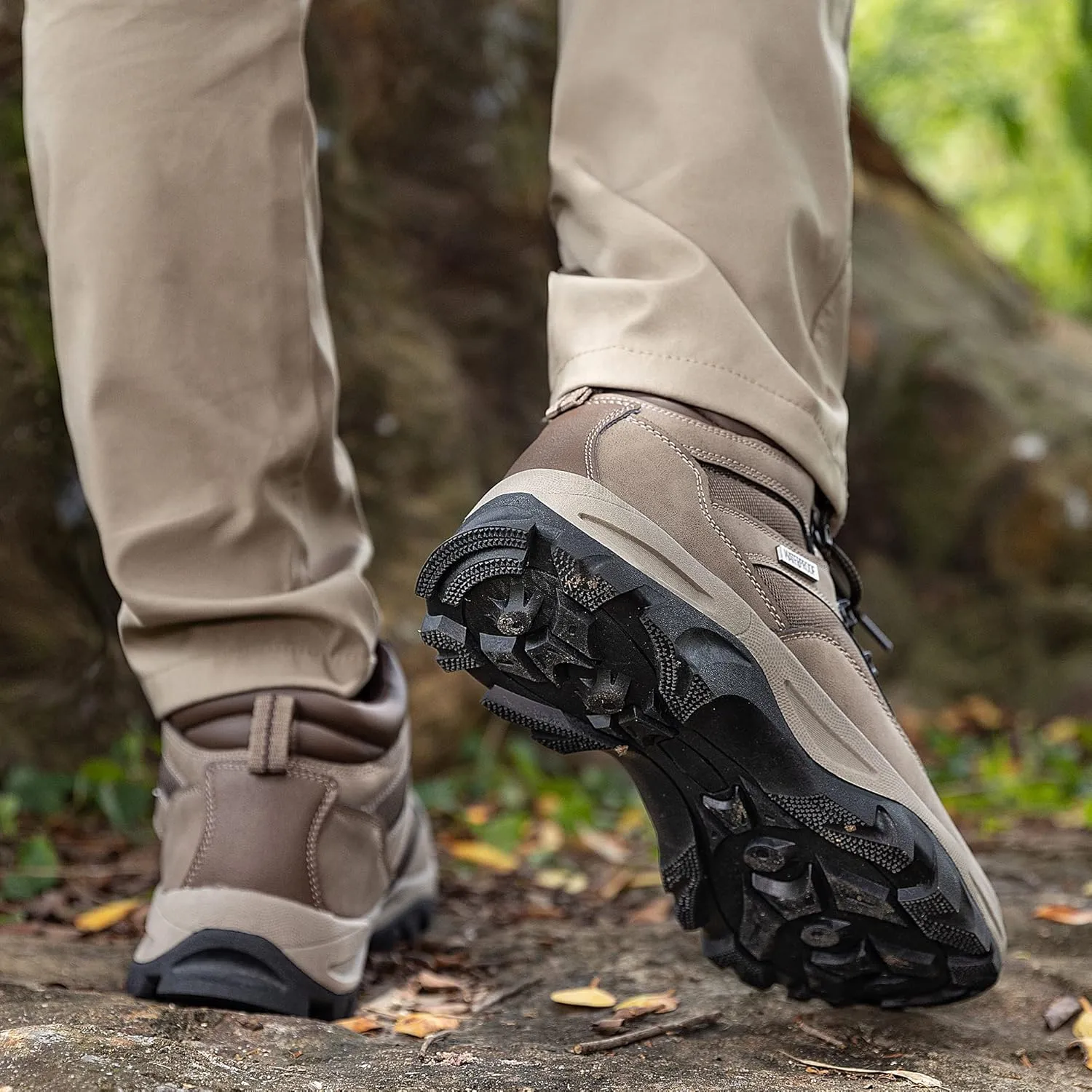 CC-Los Men's Hiking Shoes | Waterproof Work Shoes | Non-Slip & Comfortable Walking Size 7.5-14